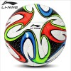 正品李宁专业运动手缝足球 世界杯5号PU足球训练 球类用品批发